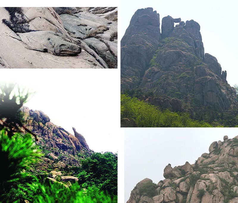 青岛大珠山景区石门千古寺，滴翠万仞山